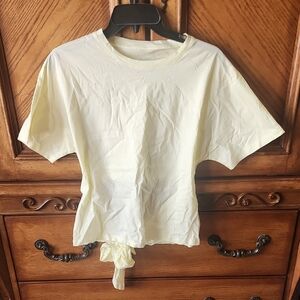NWT A New Day Tie Back Yellow Top Size XS